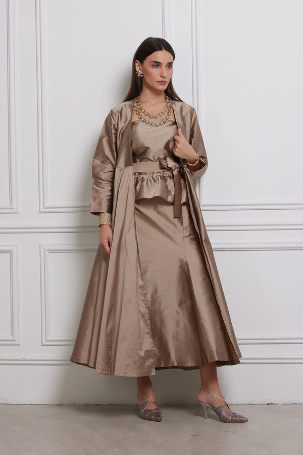 Brown Ruffle