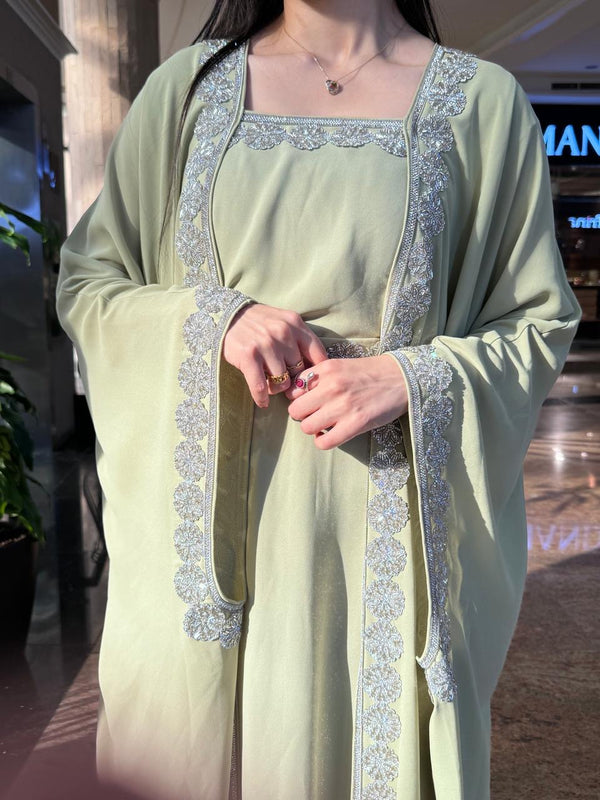 Meera Green Kaftan