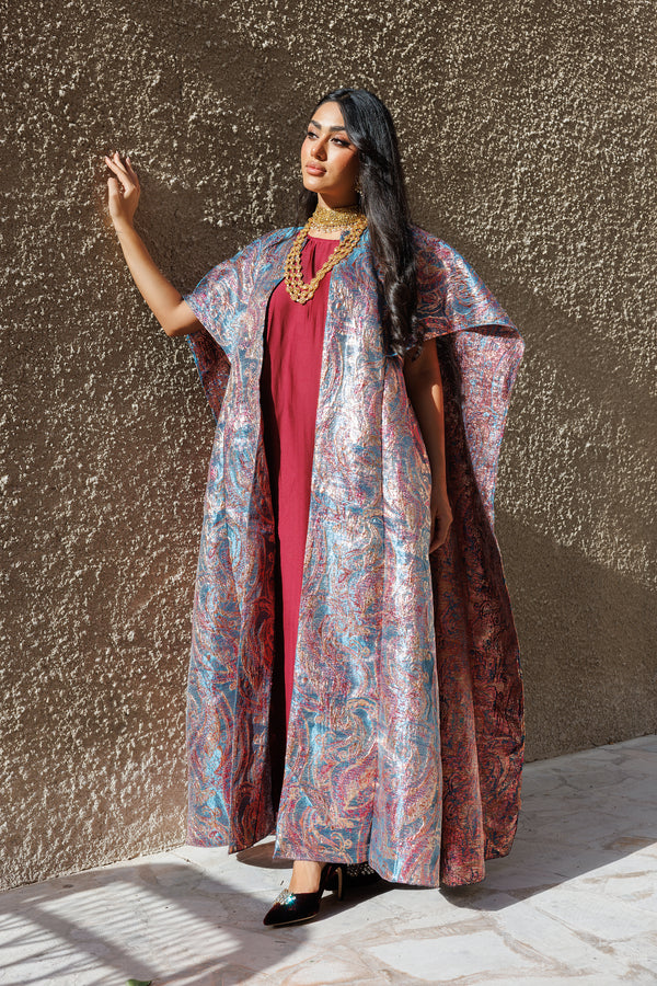 Burgundy Kaftan