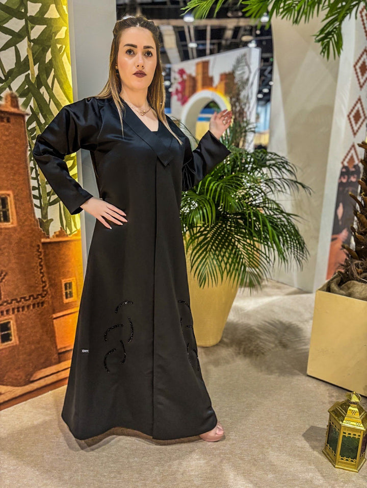 Zaina Black Abaya