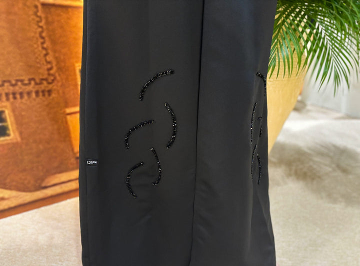 Zaina Black Abaya