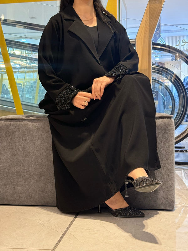 Shamma black abaya