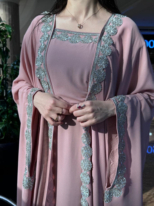 Meera Pink Kaftan