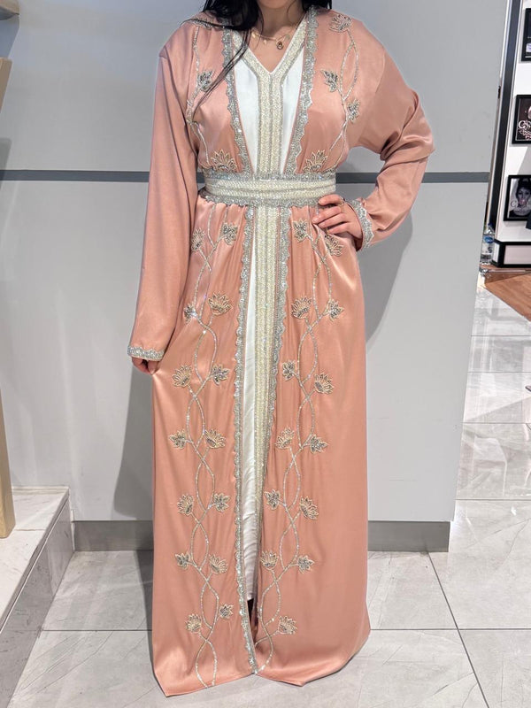 Peach Pink Kaftan